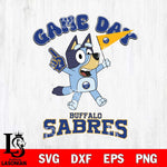 Buffalo Sabres Bluey Game Day Svg Eps Dxf Png File, Digital Download, Instant Download