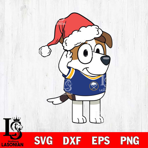 Buffalo Sabres Bluey Jack Christmas Svg Eps Dxf Png File, Digital Download, Instant Download