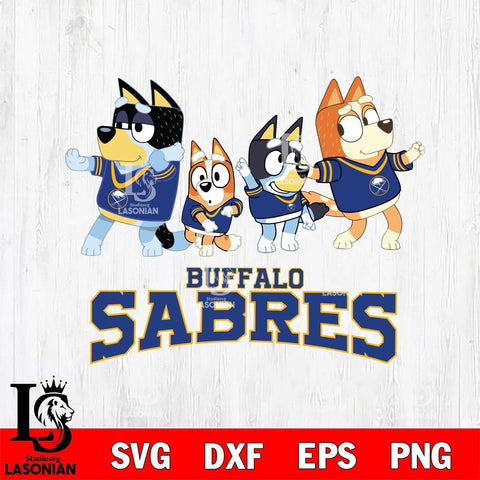 Buffalo Sabres Bluey Mode Dance Squats Svg Eps Dxf Png File, Digital Download, Instant Download