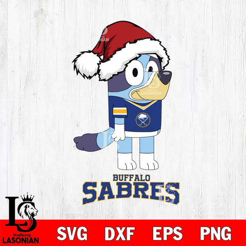 Buffalo Sabres Christmas Bluey Hat Svg, Christmas Svg , NHL svg , Digital Download, dxf eps png pdf file