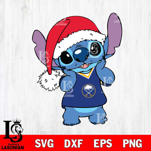 Buffalo Sabres Cute Stitch Christmas Svg Eps Dxf Png File, Digital Download, Instant Download