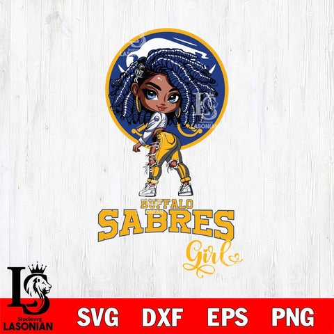 Buffalo Sabres Fan Girl Svg Eps Dxf Png File, Digital Download, Instant Download