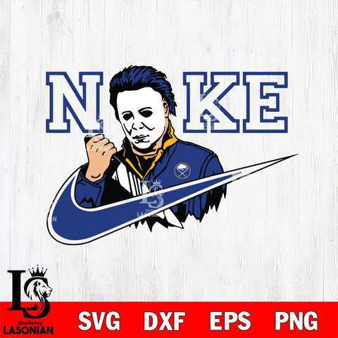 Buffalo Sabres Michael Myers Nike Svg Eps Dxf Png File, Digital Download, Instant Download