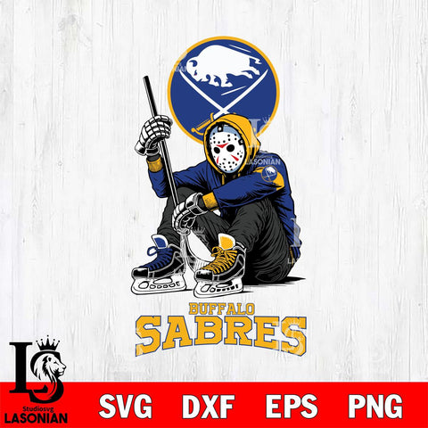 Buffalo Sabres NHL Jason Voorhees Halloween SVG Svg Eps Dxf Png File, Digital Download, Instant Download