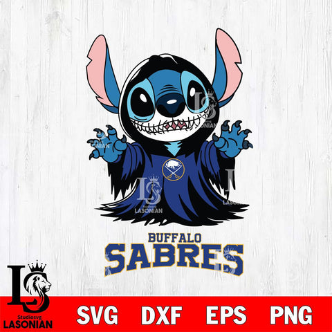 Buffalo Sabres Stitch Ghost Svg Eps Dxf Png File, NHL svg, Digital Download, Instant Download