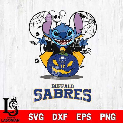 Buffalo Sabres Stitch Horror Halloween Svg Eps Dxf Png File, Digital Download, Instant Download