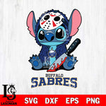 Buffalo Sabres Stitch Jason Voorhees Svg Eps Dxf Png File, NHL svg, Digital Download, Instant Download