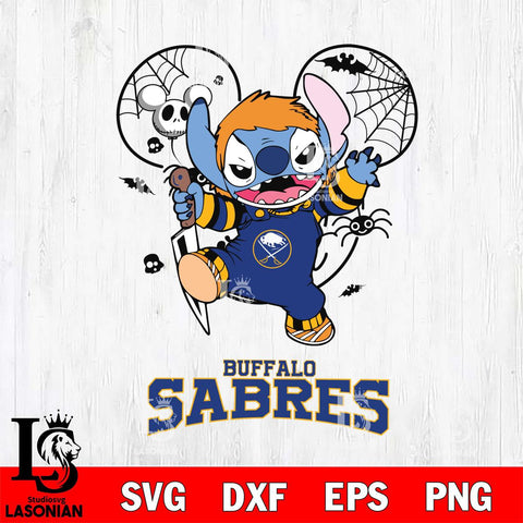 Buffalo Sabres Stitch Michael Halloween Svg Eps Dxf Png File, Digital Download, Instant Download