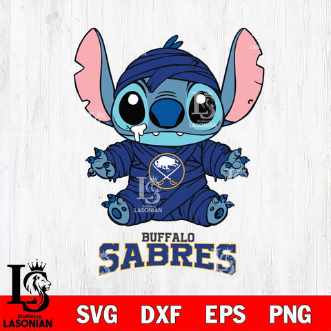 Buffalo Sabres Stitch Mummy Svg Eps Dxf Png File, NHL svg, Digital Download, Instant Download