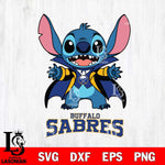 Buffalo Sabres Stitch Vampire halloween Svg Eps Dxf Png File, NHL svg, Digital Download, Instant Download