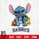 Buffalo Sabres Stitch Zombie Svg Eps Dxf Png File, NHL svg, Digital Download, Instant Download