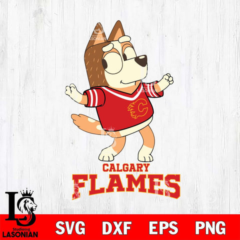 Calgary Flames Chilli Dance Svg Eps Dxf Png File, Digital Download, Instant Download