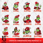 Calgary Flames Grinch Christmas NHL Bundle 12 Cut Files, Cricut,Christmas Svg Dxf Eps Png file , Digital Download