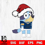 California Golden Bears Bluey Cartoon Christmas Svg Eps Dxf Png File, Digital Download, Instant Download