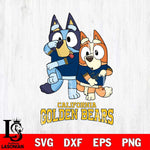 California Golden Bears Bluey Chilli Dance Mode Svg Eps Dxf Png File, Digital Download, Instant Download