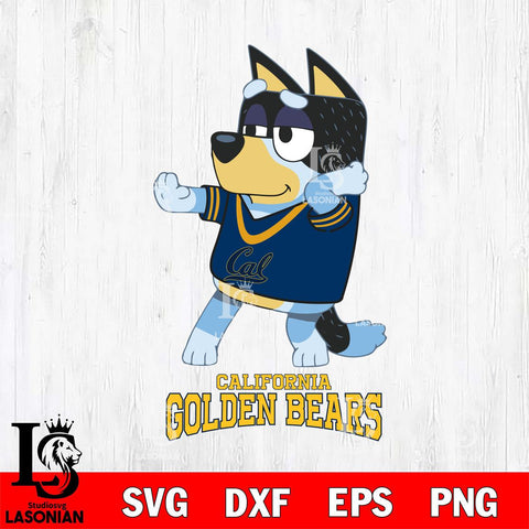 California Golden Bears Bluey Dad Dance Svg Eps Dxf Png File, Digital Download, Instant Download