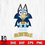 California Golden Bears Bluey Dracula Halloween Svg Eps Dxf Png File, Digital Download, Instant Download