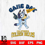 California Golden Bears Bluey Game Day Svg Eps Dxf Png File, Digital Download, Instant Download