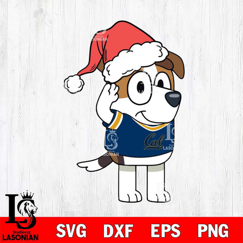 California Golden Bears Bluey Jack Christmas Svg Eps Dxf Png File, Digital Download, Instant Download