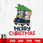 California Golden Bears Bluey Merry Christmas Svg Eps Dxf Png File, Digital Download