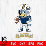 California Golden Bears Bluey rugby Svg Eps Dxf Png File, Digital Download ,Instant Download, Cricut File