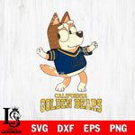 California Golden Bears Chilli Dance Svg Eps Dxf Png File, Digital Download, Instant Download