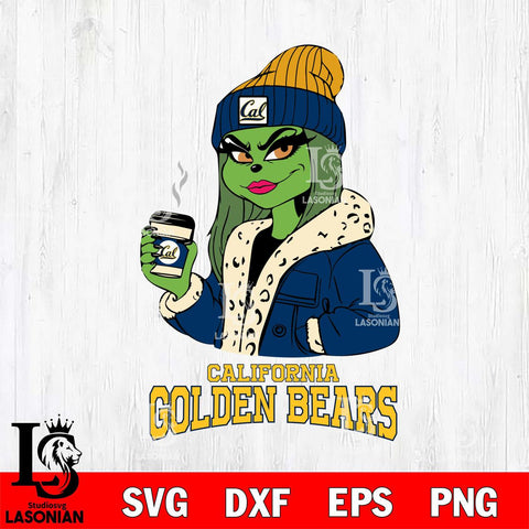 California Golden Bears Girls Grinch Bougie Svg Eps Dxf Png File, Digital Download, Instant Download