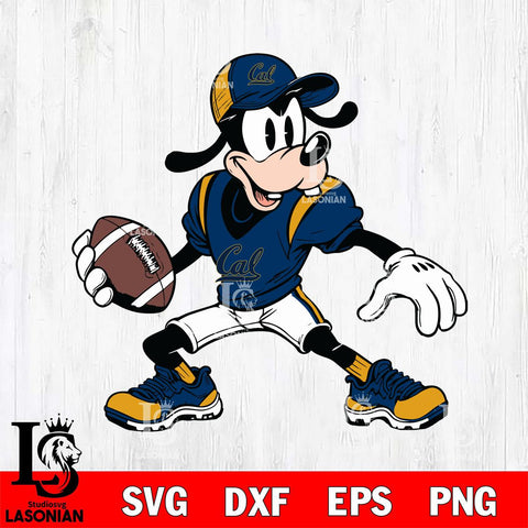 California Golden Bears Goofy Svg Eps Dxf Png File, NCAA svg, Digital Download, Instant Download