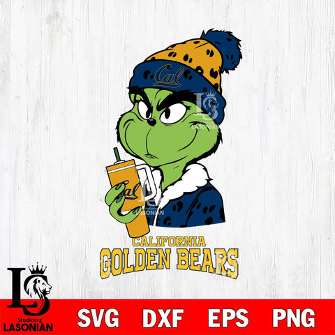 California Golden Bears Grinch Bougie Leopard Svg Eps Dxf Png File, Digital Download, Instant Download