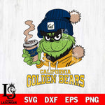 California Golden Bears Grinch Cofffe Hoodie Cut Files Cricut, Svg Dxf Eps Png file, Digital download , Silhouette