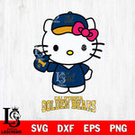 California Golden Bears Hello Kitty Best Fan Svg Eps Dxf Png File, Digital Download, Instant Download