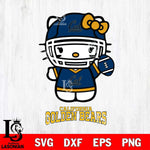 California Golden Bears Hello Kitty NCAA 1 Svg Eps Dxf Png File, Digital Download, Instant Download