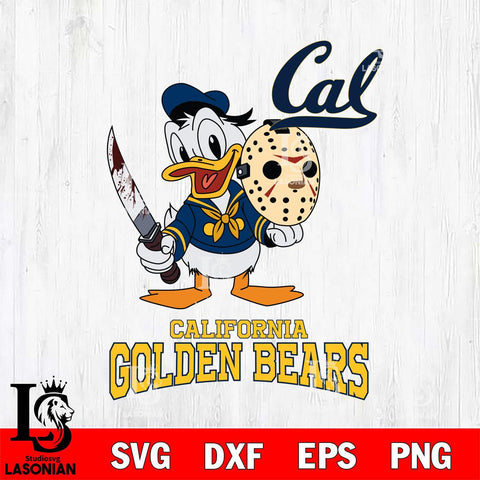 California Golden Bears Jason Voorhees 12 Svg Eps Dxf Png File, Digital Download