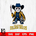 California Golden Bears Jason Voorhees 3 Svg Eps Dxf Png File, Digital Download