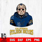 California Golden Bears Jason Voorhees 4 Svg Eps Dxf Png File, Digital Download