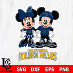 California Golden Bears Mickey Minnie Rugby ball Svg Eps Dxf Png File, NCAA svg , File Cut , Digital Download , Instant Download, Cut Svg Files