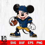 California Golden Bears Mickey Mouse Svg Eps Dxf Png File, NCAA svg, Digital Download, Instant Download