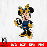 California Golden Bears Minnie Mouse Svg Eps Dxf Png File, NCAA svg, Digital Download, Instant Download