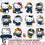 California Golden Bears NCAA Bundle 12 Svg Eps Dxf Png File, NCAA svg, Digital Download, Instant Download