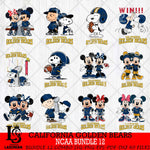 California Golden Bears NCAA Bundle 12 Svg Eps Dxf Png File,Bundle NCAA svg , Digital Download , Instant Download, Cricut File