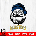 California Golden Bears Santa Claus Christmas Svg dxf eps png pdf file,NCAA svg,Digital Download,Cricut file