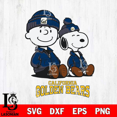 California Golden Bears Snoopy Sport 6 Svg Eps Dxf Png File, Digital Download