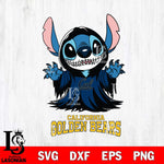 California Golden Bears Stitch Ghost Svg Eps Dxf Png File, NCAA svg, Digital Download, Instant Download