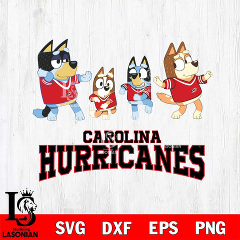 Carolina Hurricanes Bluey Dance Mode Squats Svg Eps Dxf Png File, Digital Download, Instant Download