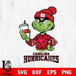 Carolina Hurricanes Boujee Grinch Heart Christmas Cut Files, Cricut,Christmas Svg Dxf Eps Png file , Digital Download