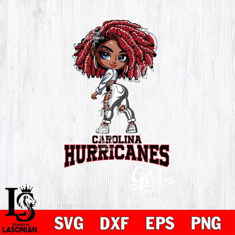 Carolina Hurricanes Fan Girl Svg Eps Dxf Png File, Digital Download, Instant Download