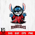 Carolina Hurricanes Stitch Ghost Svg Eps Dxf Png File, NHL svg, Digital Download, Instant Download