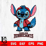 Carolina Hurricanes Stitch Halloween Svg Eps Dxf Png File, NHL svg, Digital Download, Instant Download