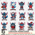 Carolina Hurricanes Stitch Horror Bundle 12 SVG Svg Eps Dxf Png File,Bundle NHL svg, Digital Download, Instant Download