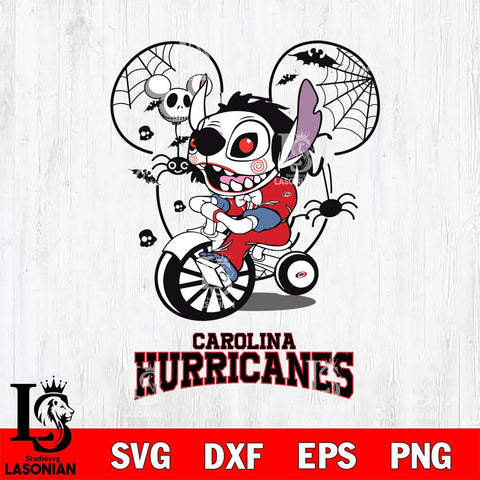 Carolina Hurricanes Stitch Jigsaws Halloween Svg Eps Dxf Png File, Digital Download, Instant Download